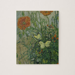 Vincent van Gogh - Vlinders en klaprozen Legpuzzel
