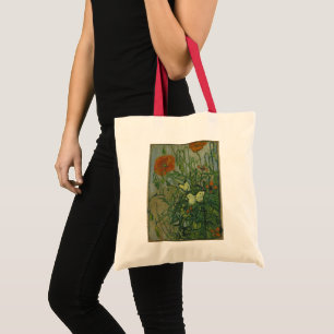 Vincent van Gogh - Vlinders en klaprozen Tote Bag