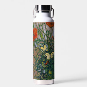 Vincent van Gogh - Vlinders en Klaprozen Waterfles