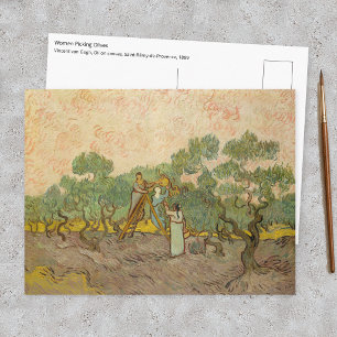 Vincent van Gogh - Vrouwen die olijven plukken Briefkaart