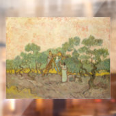 Vincent van Gogh - Vrouwen die Olijven schoppen Raamsticker (Vel 2)