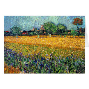 Vincent Van Gogh - Vue d'Arles avec des iris