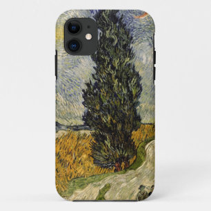 Vincent van Gogh Weg met cipressen, 1890 iPhone 11 Hoesje
