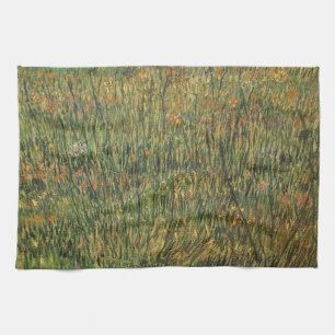 Vincent van Gogh - Weiland met bloemen Theedoek