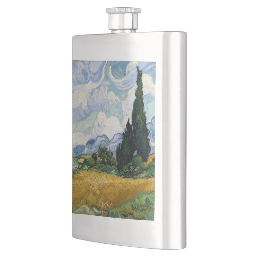 Vincent Van Gogh Wheat Field met Cypresses Flacon (Links)