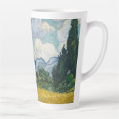 Vincent van Gogh - Wheat Field met Cypresses Latte Mok (Rechts)