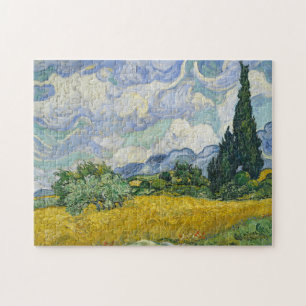 Vincent Van Gogh Wheat Field met Cypresses Legpuzzel