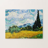 Vincent Van Gogh Wheat Field met Cypresses Legpuzzel (Horizontaal)