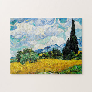 Vincent Van Gogh Wheat Field met Cypresses Legpuzzel