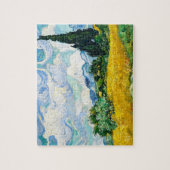 Vincent Van Gogh Wheat Field met Cypresses Legpuzzel (Verticaal)