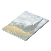 Vincent Van Gogh Wheat Field met Cypresses Notitieblok (Gedraaid)