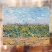 Vincent van Gogh - Wheat Field met een Lark Raamsticker (Vel 2)