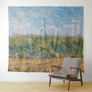 Vincent van Gogh - Wheat Field met een Lark Wandkleed