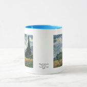 Vincent van Gogh Wheat Fields met Cypresses Mok (Midden)