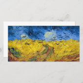 Vincent van Gogh - Wheatfield met Crows Bedankkaart (Voorkant / Achterkant)