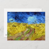 Vincent van Gogh Wheatfield met Crows Briefkaart (Voorkant / Achterkant)
