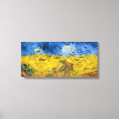 Vincent van Gogh - Wheatfield met Crows Canvas Afdruk (Voorkant)