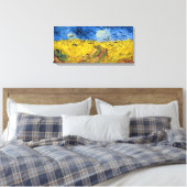 Vincent van Gogh - Wheatfield met Crows Canvas Afdruk (Insitu (Slaapkamer))
