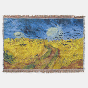 Vincent van Gogh - Wheatfield met Crows Deken