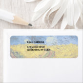 Vincent van Gogh - Wheatfield met Crows Etiket (Insitu)