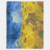 Vincent van Gogh - Wheatfield met Crows Fleece Deken (Voorkant)