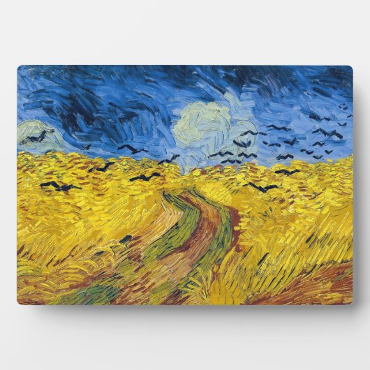 Vincent van Gogh - Wheatfield met Crows Fotoplaat (voorkant)