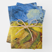 Vincent van Gogh - Wheatfield met Crows Inpakpapier Vel (In situ)