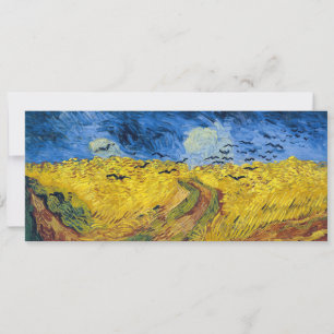 Vincent van Gogh - Wheatfield met Crows Kaart
