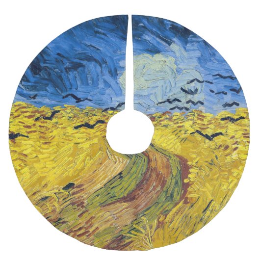 Vincent van Gogh - Wheatfield met Crows Kerstboom Rok (Voorkant)
