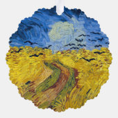 Vincent van Gogh - Wheatfield met Crows Ornament Kaart (Achterkant)