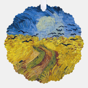 Vincent van Gogh - Wheatfield met Crows Ornament Kaart