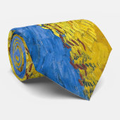 Vincent van Gogh - Wheatfield met Crows Stropdas (Opgerold)