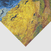 Vincent van Gogh - Wheatfield met Crows Tissuepapier (Detail)