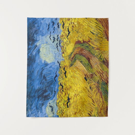 Vincent van Gogh - Wheatfield met Crows Wandkleed (Voorkant)