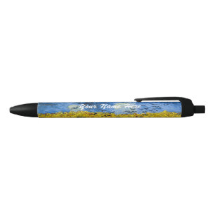 Vincent van Gogh - Wheatfield met Crows Zwarte Inkt Pen