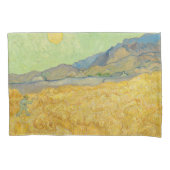 Vincent van Gogh - Wheatfield met een Reaper Kussensloop (Voorkant)