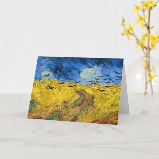 Vincent van Gogh - Wheatfield met Kroes Kaart (Gele Bloem)