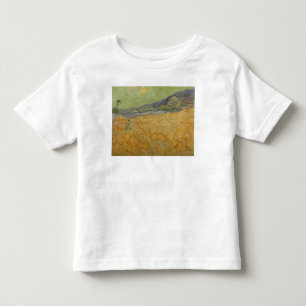 Vincent van Gogh Wheatfield met Reaper, 1889 Kinder Shirts
