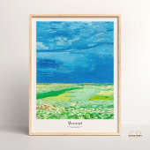 Vincent van Gogh Wheatfield onder onweerswolken Poster