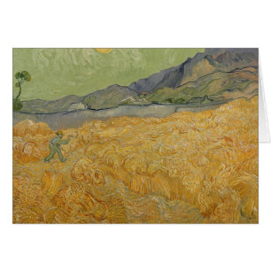 Vincent van Gogh   Wheatfield with Reaper, 1889