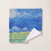 Vincent van Gogh - Wheatfields under Thunderclouds Bad Handdoek (Wasdoekje)