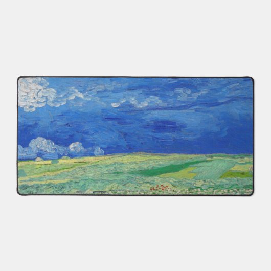 Vincent van Gogh - Wheatfields under Thunderclouds Bureaumat (Voorkant)