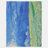 Vincent van Gogh - Wheatfields under Thunderclouds Fleece Deken (Voorkant)