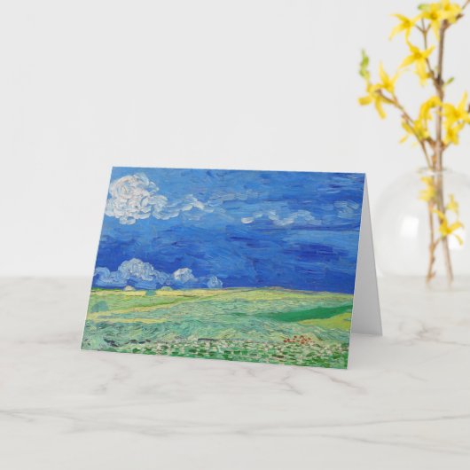 Vincent van Gogh - Wheatfields under Thunderclouds Kaart (Gele Bloem)