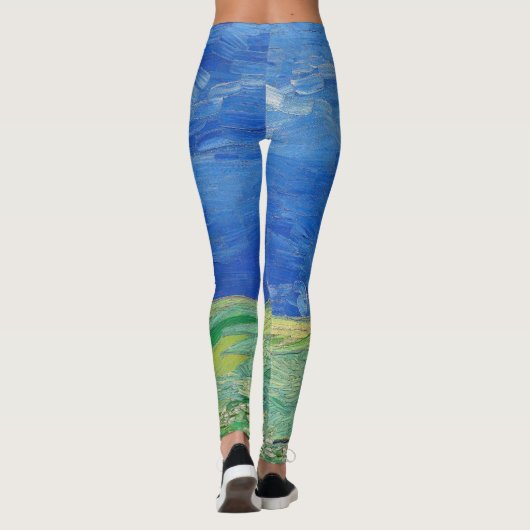 Vincent van Gogh - Wheatfields under Thunderclouds Leggings (Achterkant)