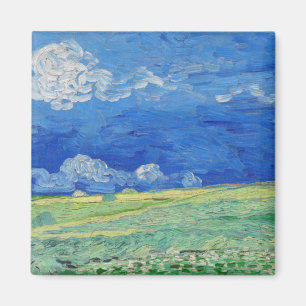 Vincent van Gogh - Wheatfields under Thunderclouds Magneet