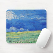 Vincent van Gogh - Wheatfields under Thunderclouds Muismat (Met muis)