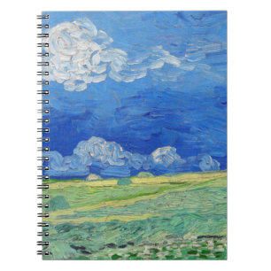 Vincent van Gogh - Wheatfields under Thunderclouds Notitieboek