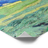 Vincent van Gogh - Wheatfields under Thunderclouds Poster (Hoek)