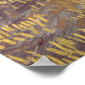 Vincent van Gogh | Wielveld met scheermessen, 1888 Poster (Hoek)